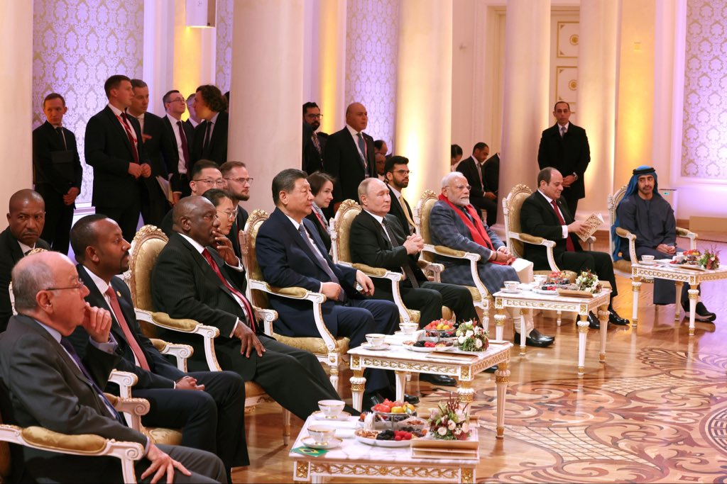 President Cyril Ramaphosa Attends XVI BRICS Summit In Kazan